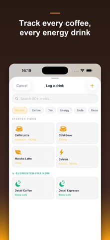 Caffeine Tracker: Caffi screenshot