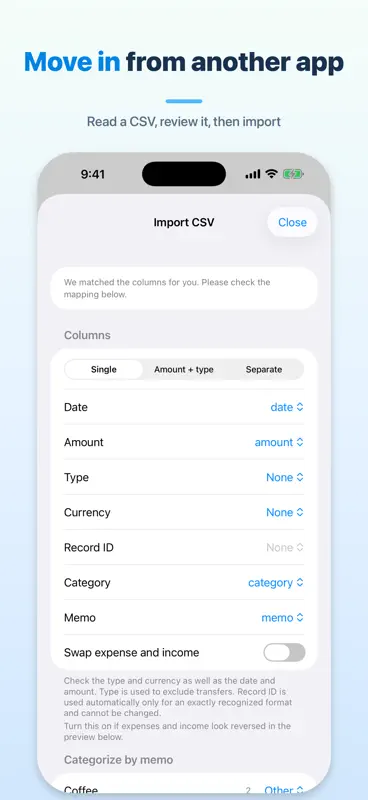Kakeibo: Fast Expense Tracker screenshot 6 of 8