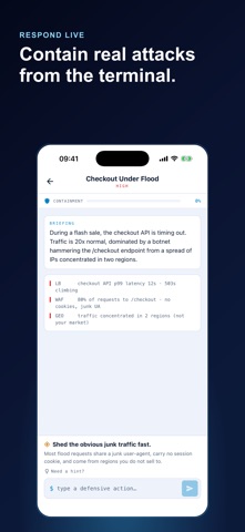 Cyber Defense Lab iPhone screenshot