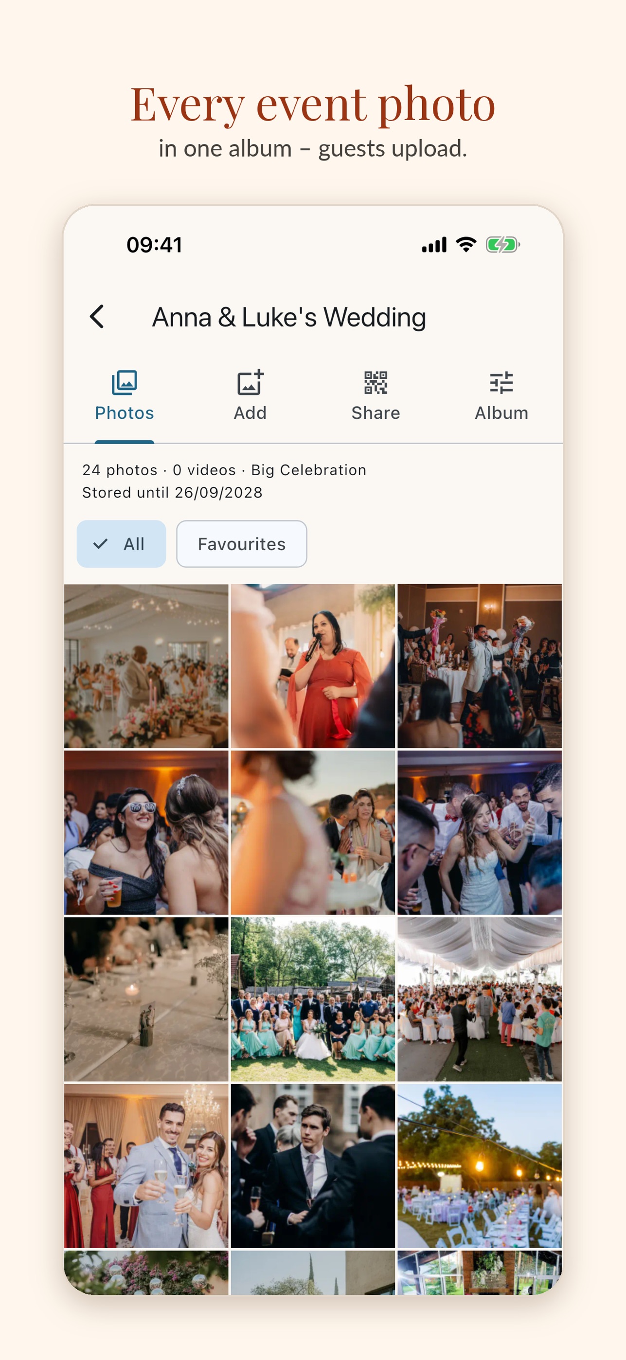 Screenshot 1 of Albumora – Event Photo Album