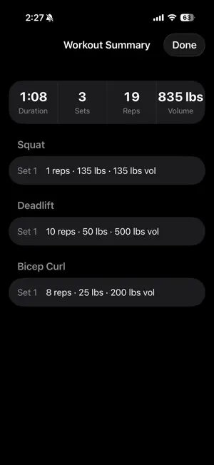 Meridian Fitness Tracker screenshot 2