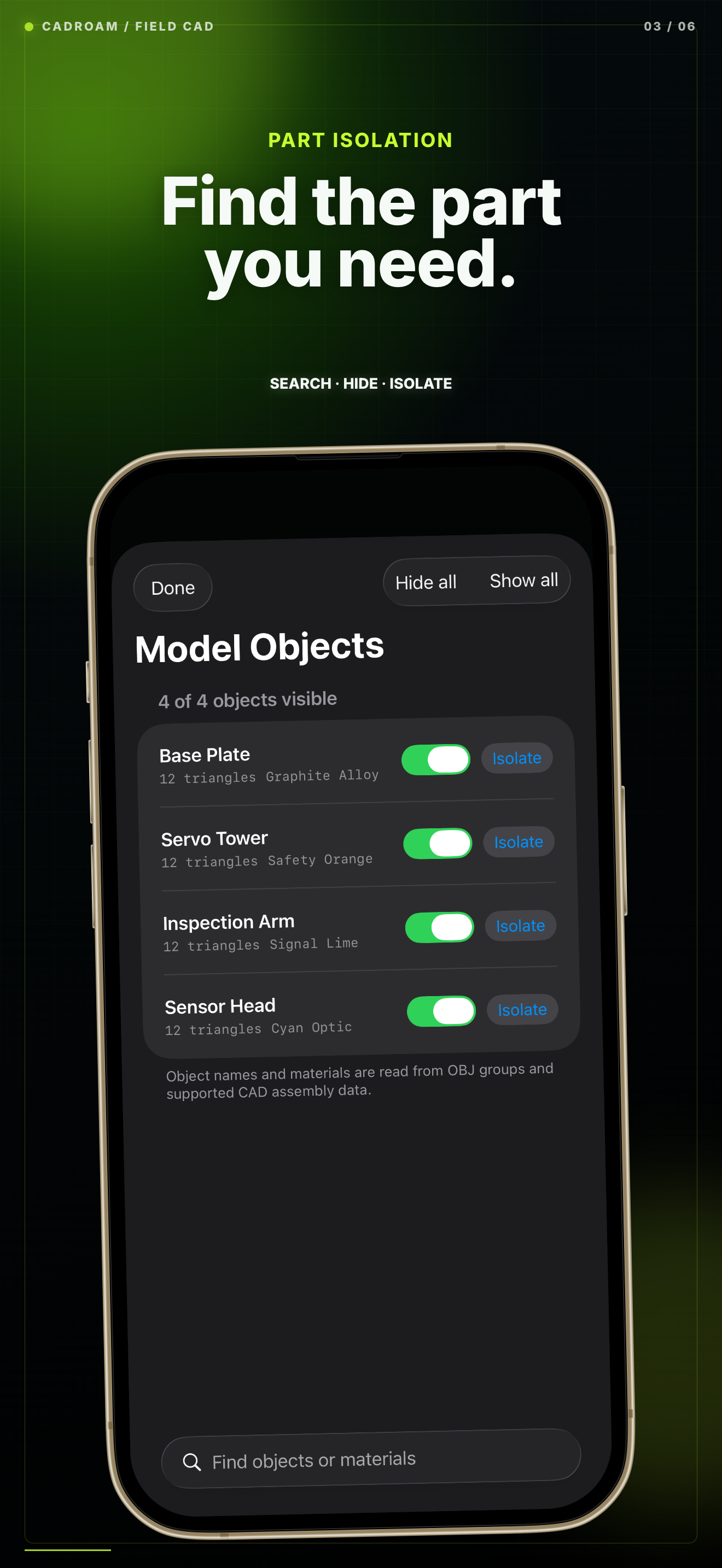 CadRoam: 3D CAD Viewer screenshot 3