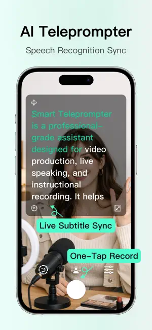 Teleprompter: AI Captions screenshot 1