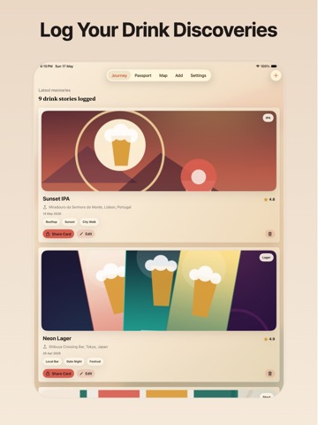 Brual: Beer Journal & Passport iPad screenshot