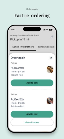 Kenzo Thai & Sushi iPhone screenshot