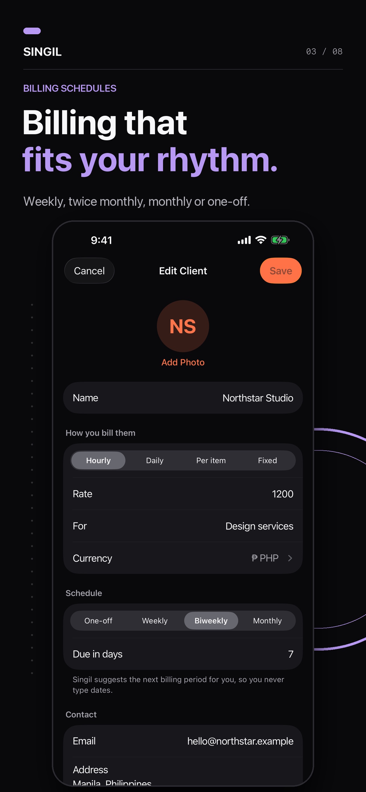 Screenshot 3 of Singil: Invoice Maker