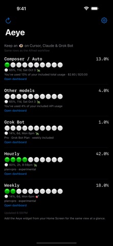 Aeye — Usage Meter Screenshot 2 of 3