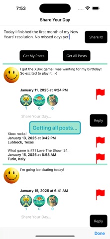 Share Your Day Screenshot 3 of 6