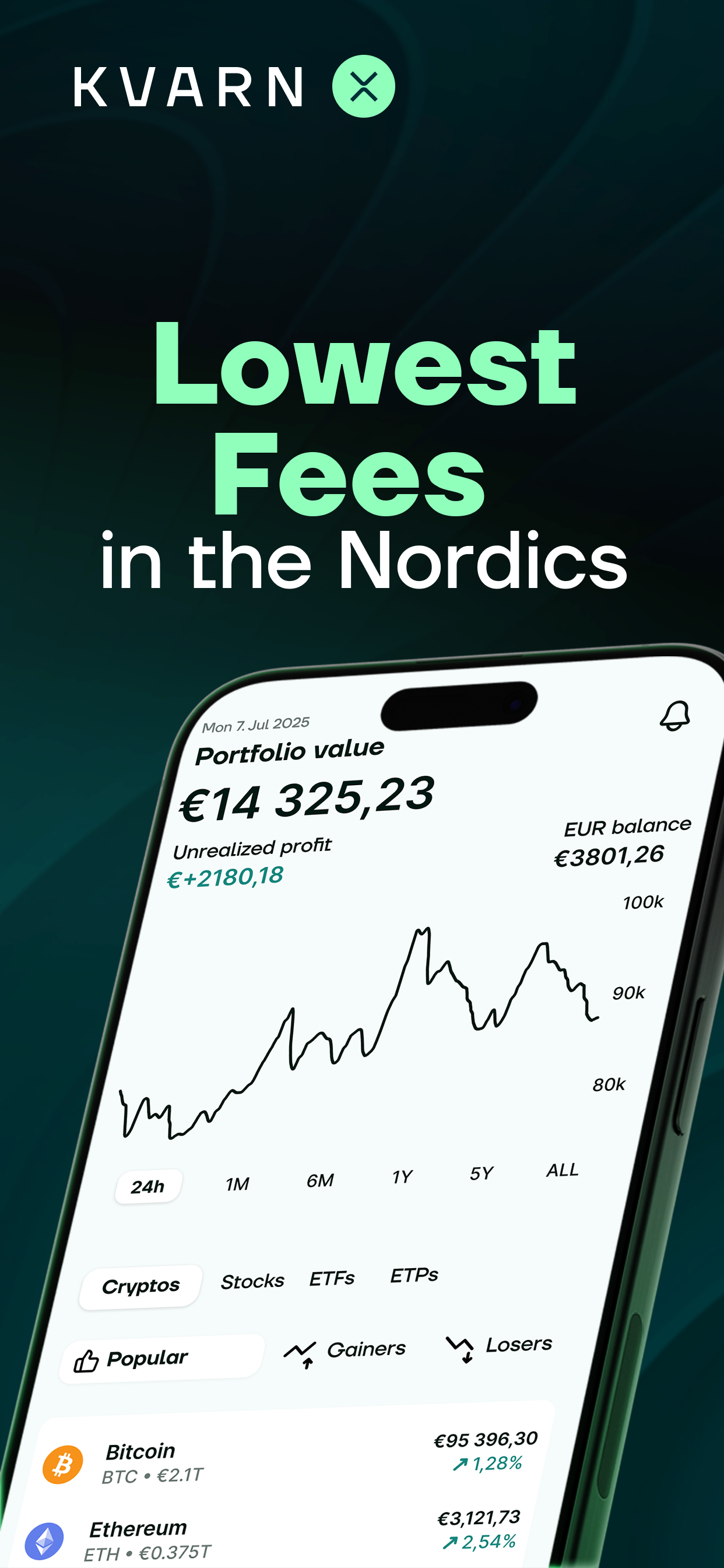 Kvarn X: Buy Bitcoin & Crypto