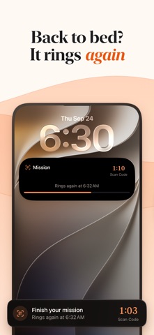 Mission Alarm: Wake Up Clock Screenshot 2 of 7