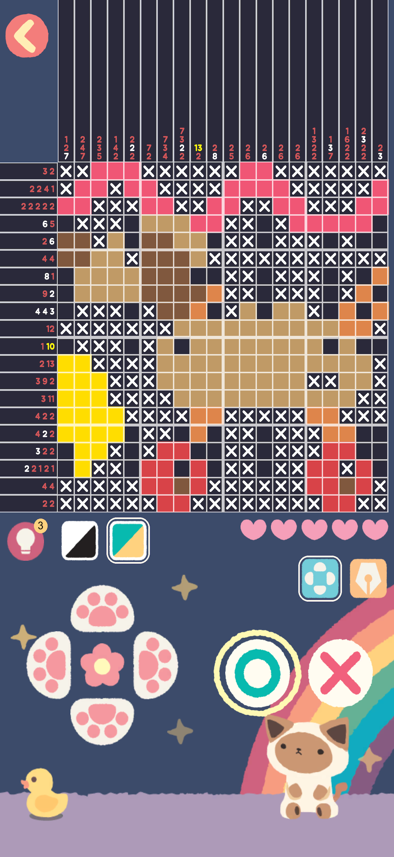 FLORA CAT: Nonogram Puzzle