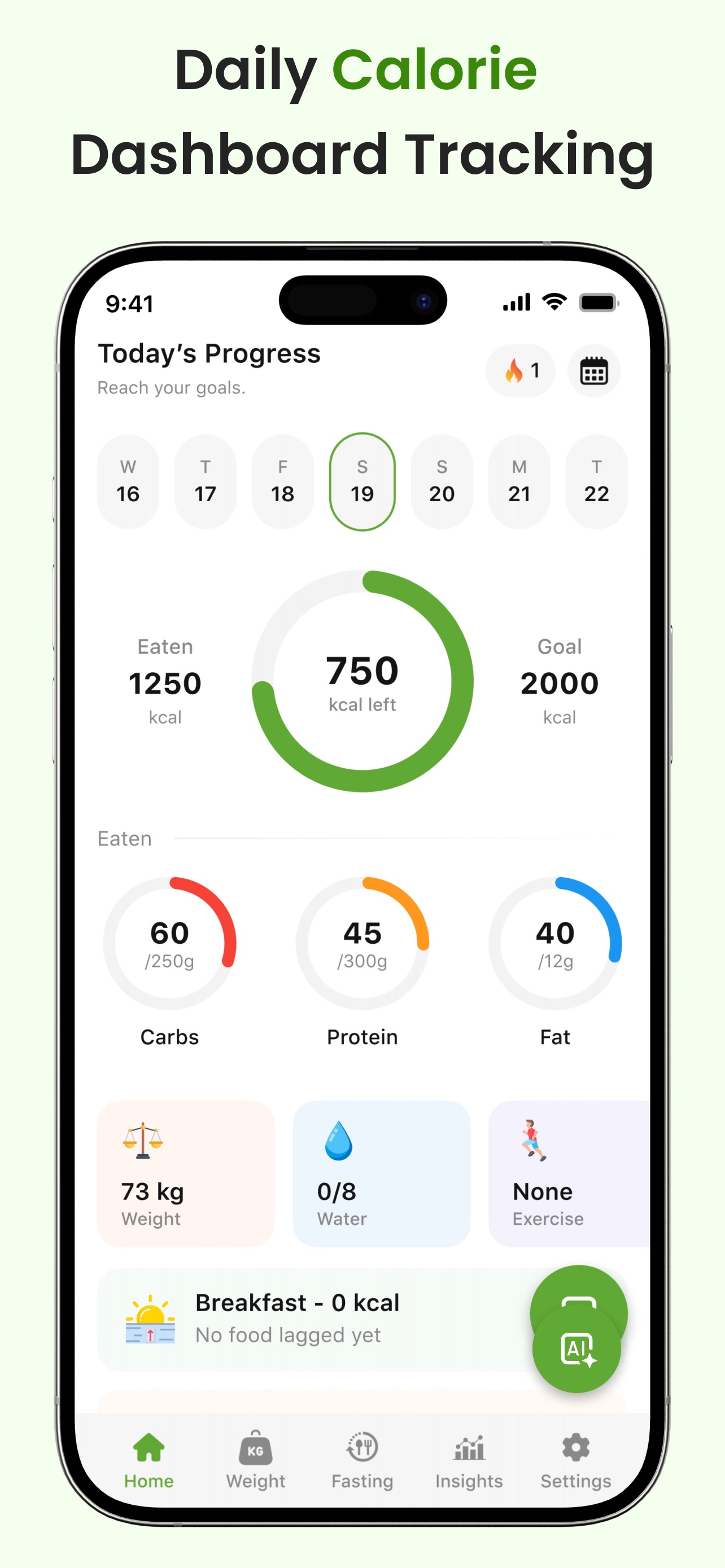 Screenshot 2 of Ai Cal - Calorie Tracker