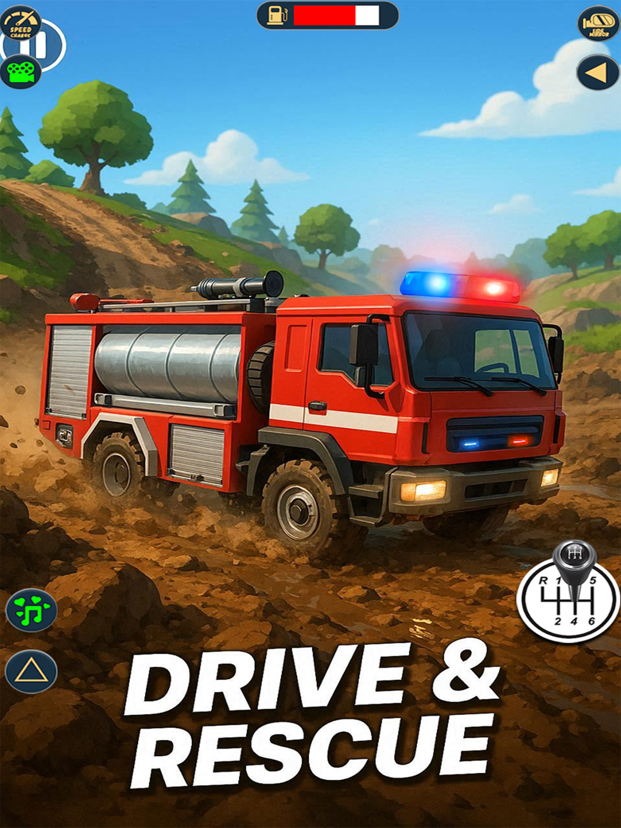 Fire Truck Simulator 3D Games