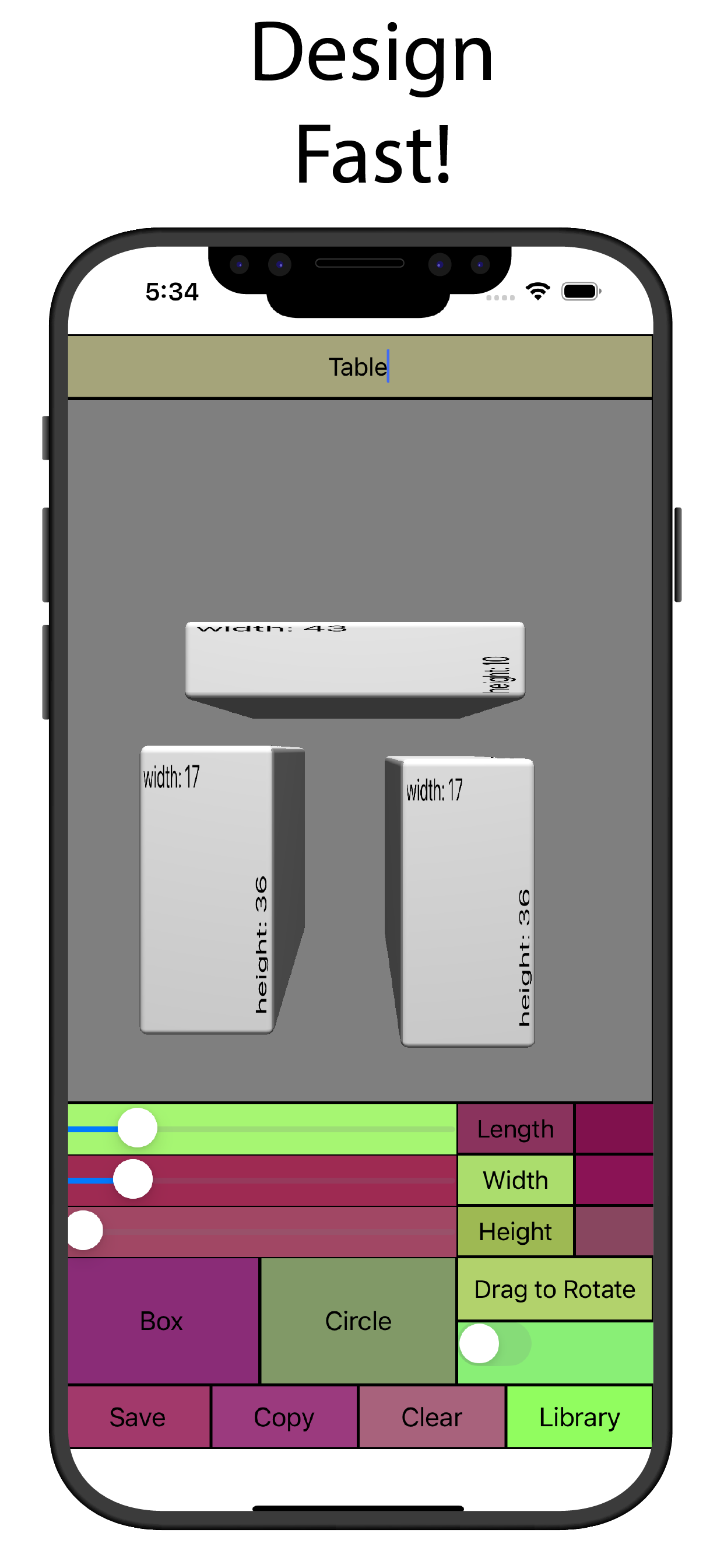 Woodworking Design Tool