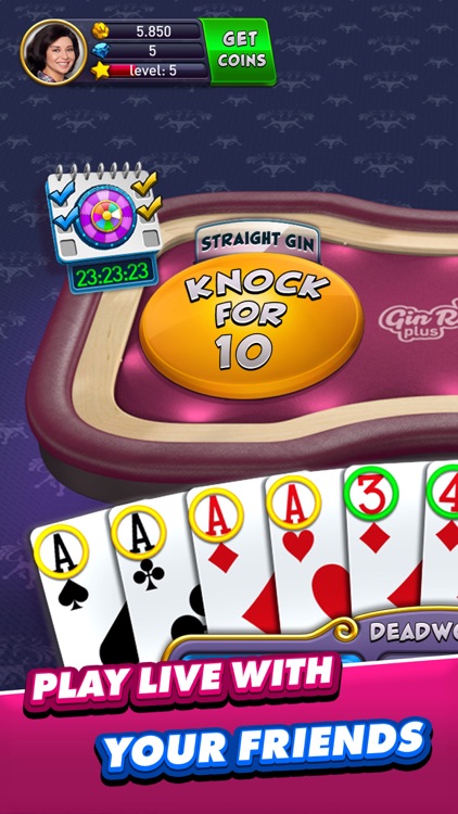 Gin Rummy Plus - Fun Card Game