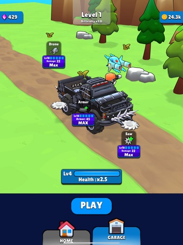 Wild Road Defense iPad screenshot
