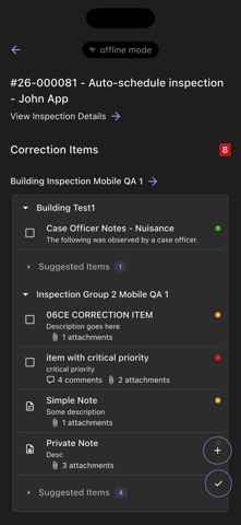 Inspections Mobile Pro iPhone screenshot