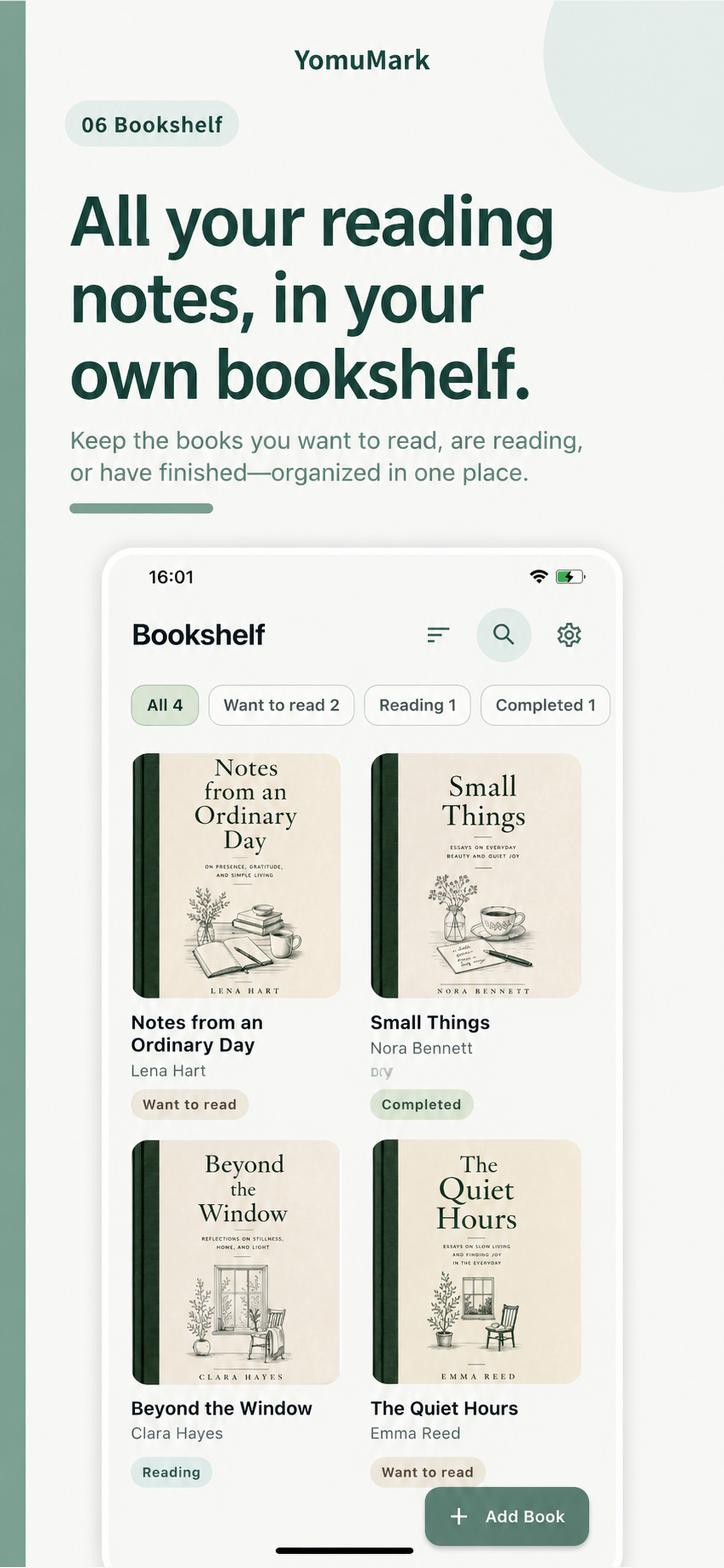 YomuMark - Paper Book Notes screenshot 6