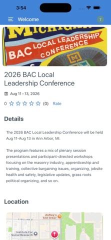 BAC Meetings Screenshot 1 of 3