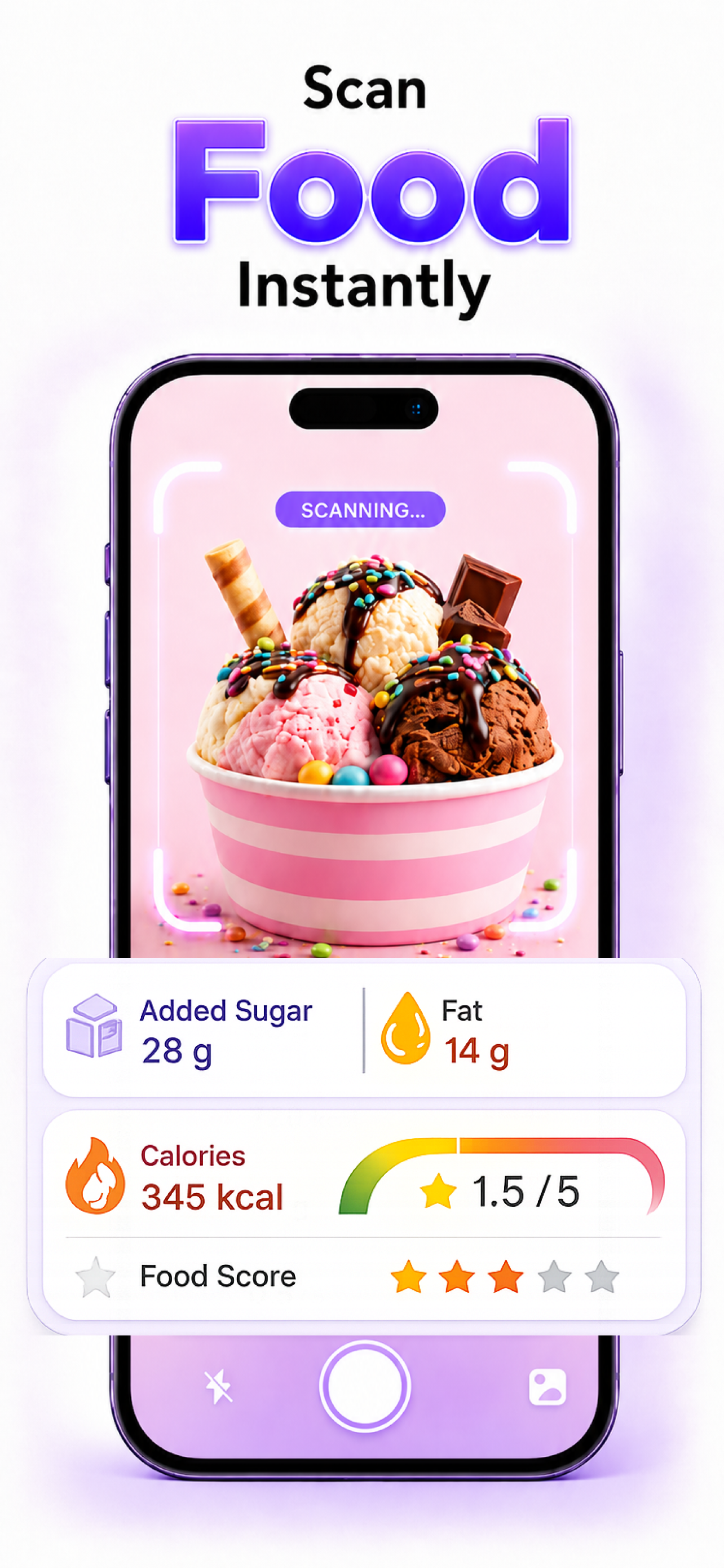 Sugar Spy - AI Calorie Tracker screenshot 2