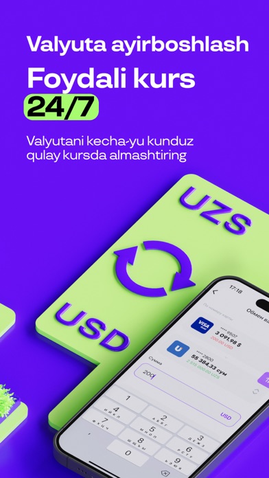 Uzum Bank online Screenshot