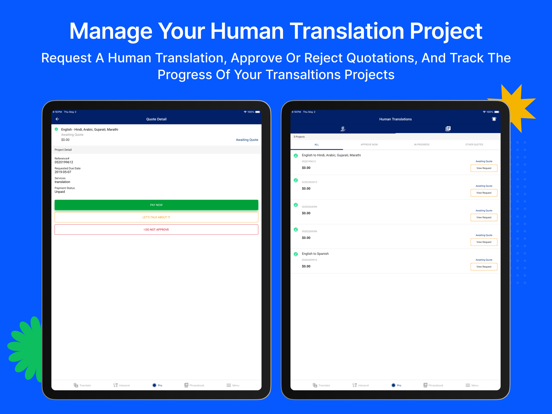 Day Translations iPad screenshot 4 - Utilities app