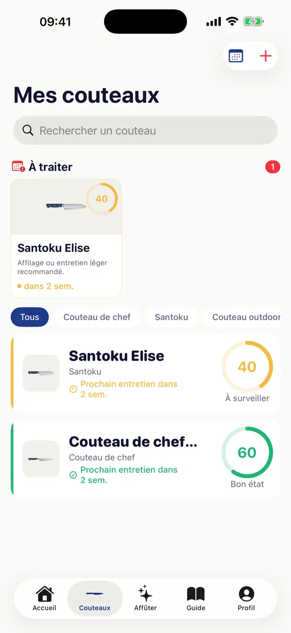 Screenshot #1 pour AffutExpress: Aiguiser Couteau