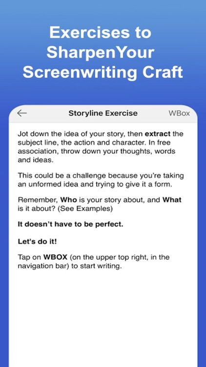 Screenplay Development Wrkshop screenshot-4