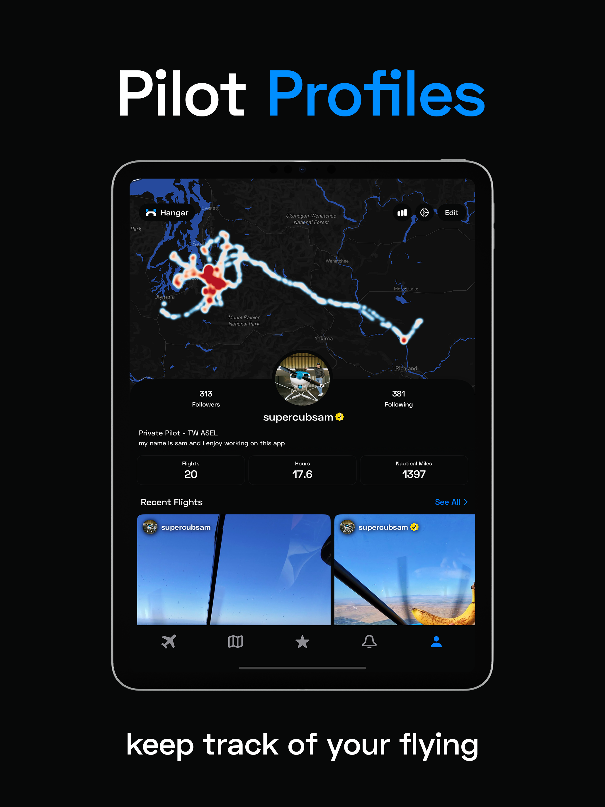 Hangar - Social Flight Tracker