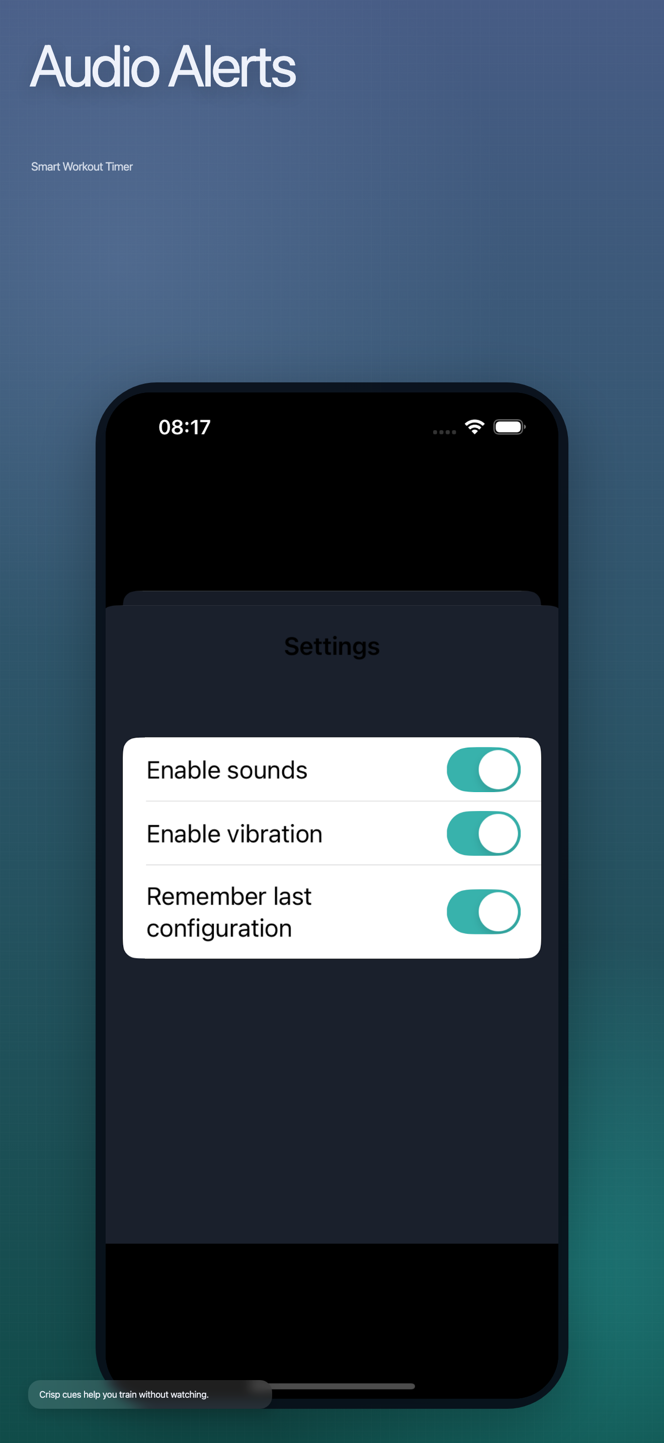 Smart Workout Timer
