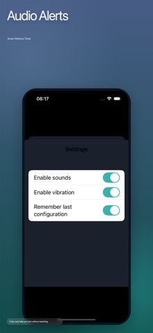 Smart Workout Timer screenshot