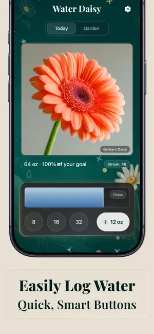 Water Daisy: Water Tracker screenshot 2