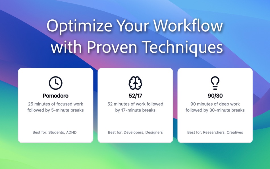 #3. Focused Timer: Pomodoro Method (macOS) 게시자: HAKKI ALTAN