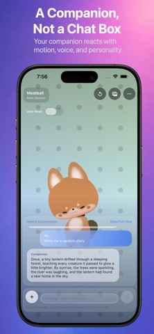 Najimi: Private AI Companion iPhone screenshot