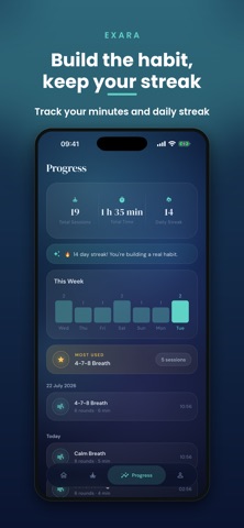 Exara: Breathing Exercises Screenshot 4 of 8