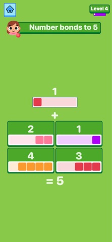 Number Bonds: Kids Math Games iPhone screenshot