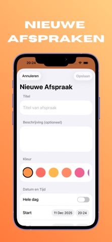 Grote Letters: Clear Calendar screenshot