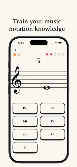 Guess the note: music notation screenshot 1