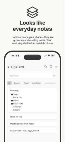 Plainsight - Private Notes Screenshot 3 of 5