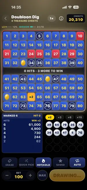 Keno Blast screenshot 4