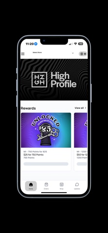 High Profile iPhone screenshot