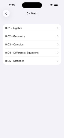 Equation Sheets (with ads) Screenshot 2 of 7