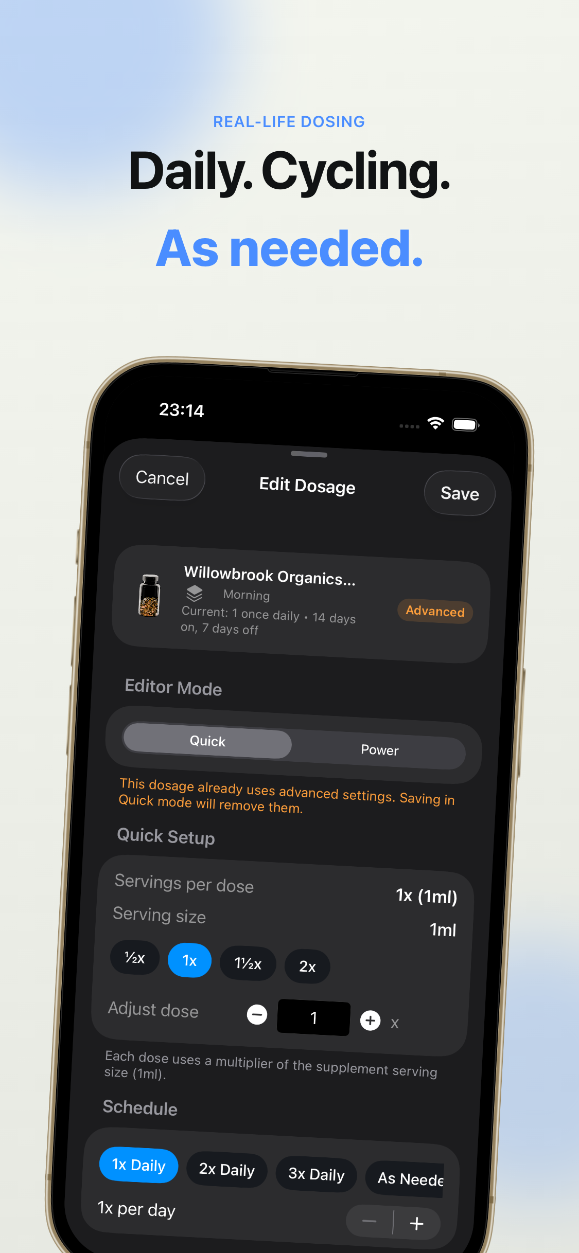 Re:Stock: Supplement Tracker screenshot 6