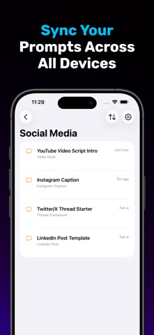 Prompting Deck iPhone screenshot
