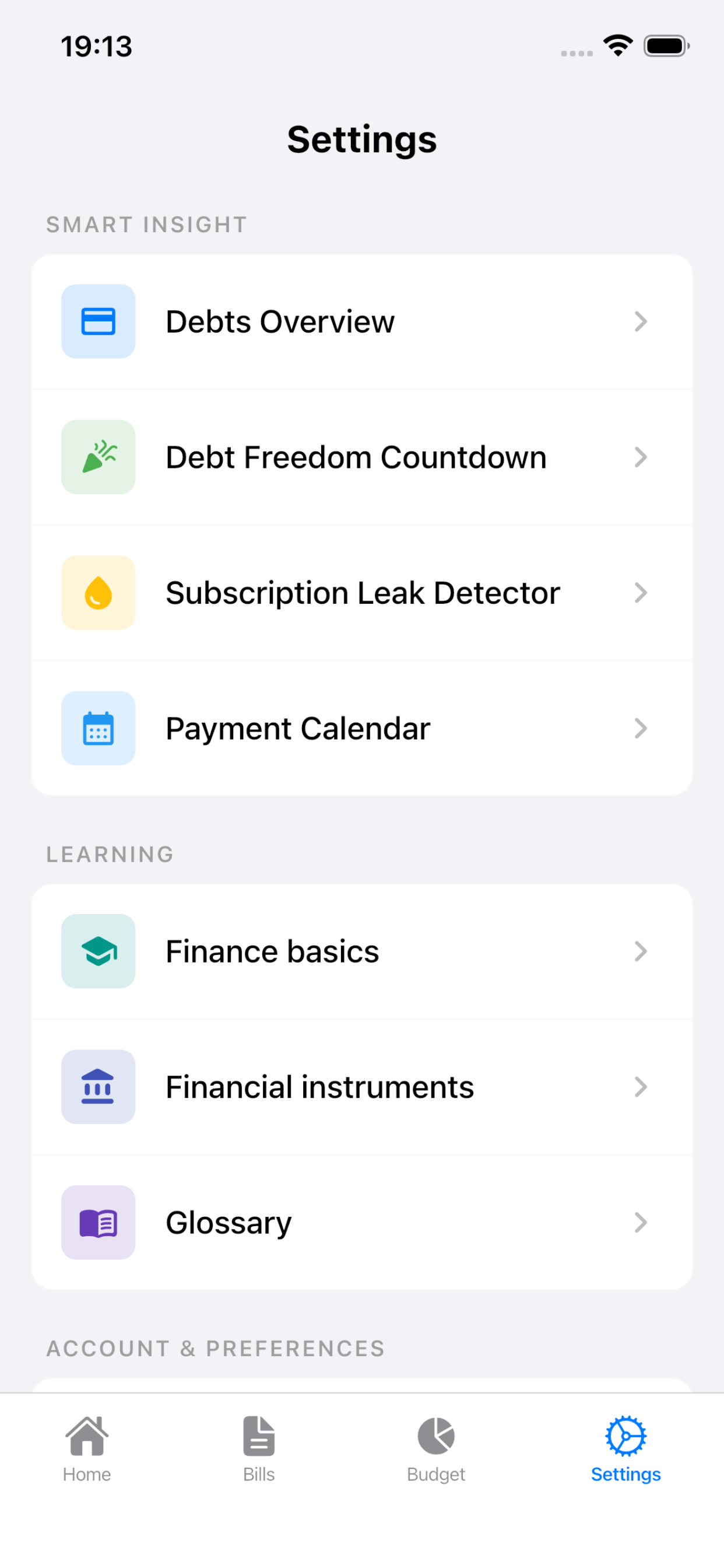BillFlow: Bills & Debt Tracker