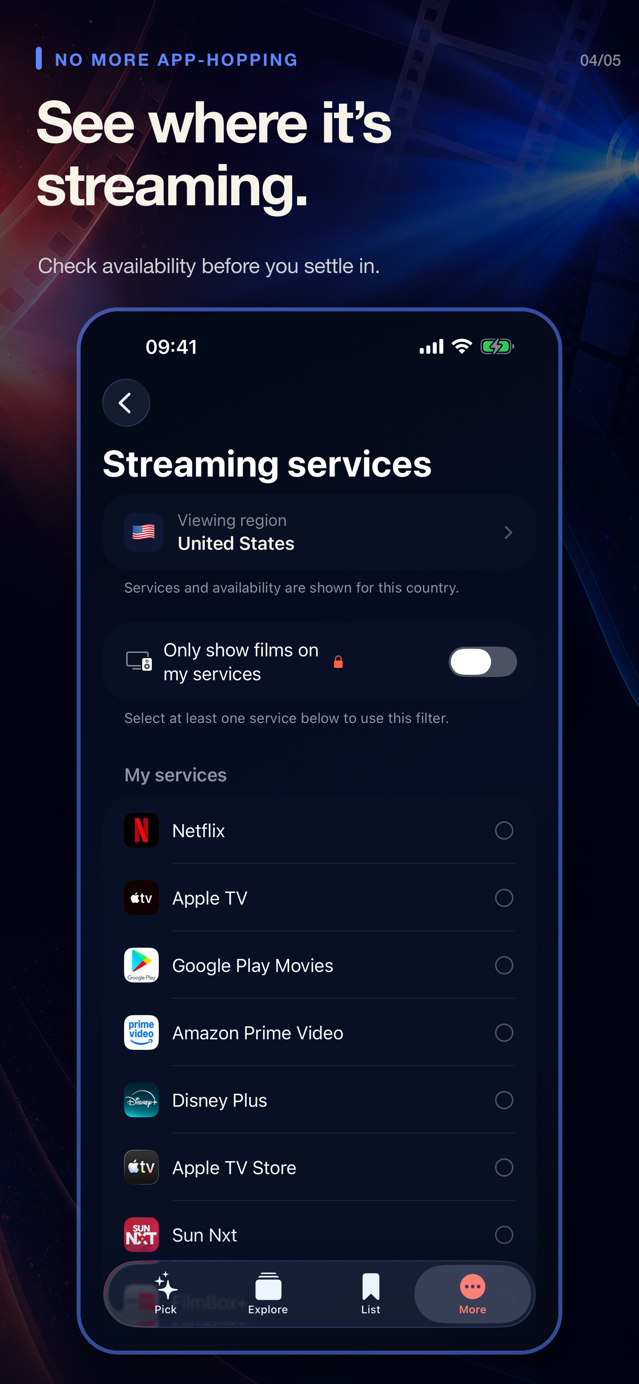 OneFilm – Movie Night Picker screenshot 4