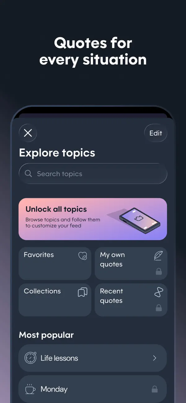 #4. Motivation - Daily quotes (iOS) Por: Monkey Taps