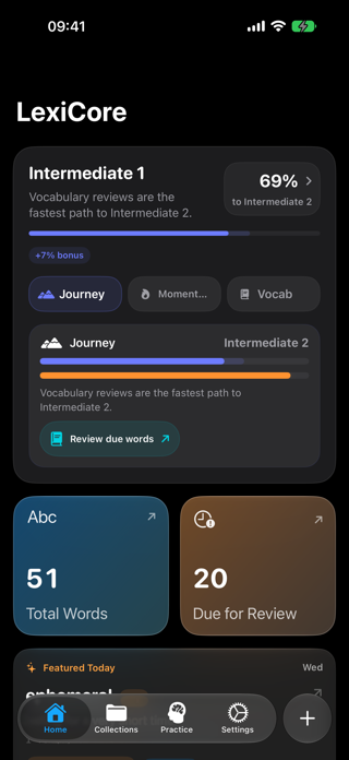 LexiCore: Learn Languages Screenshot 7 of 8
