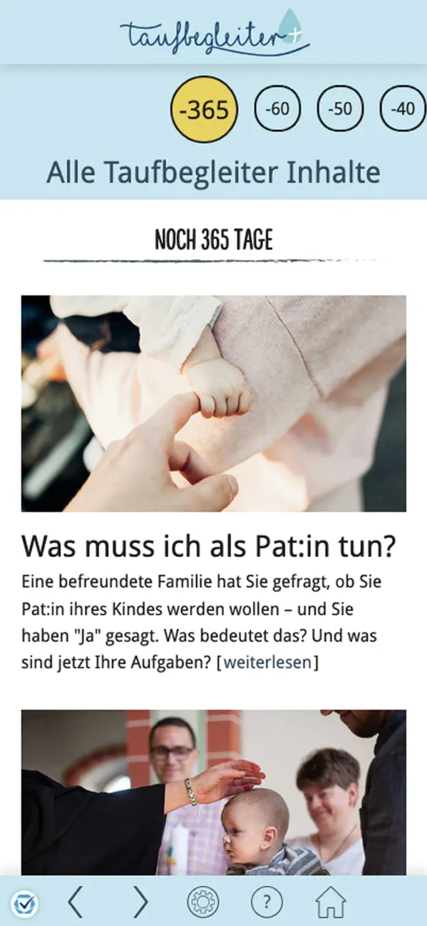 Screenshot #1 pour Taufbegleiter