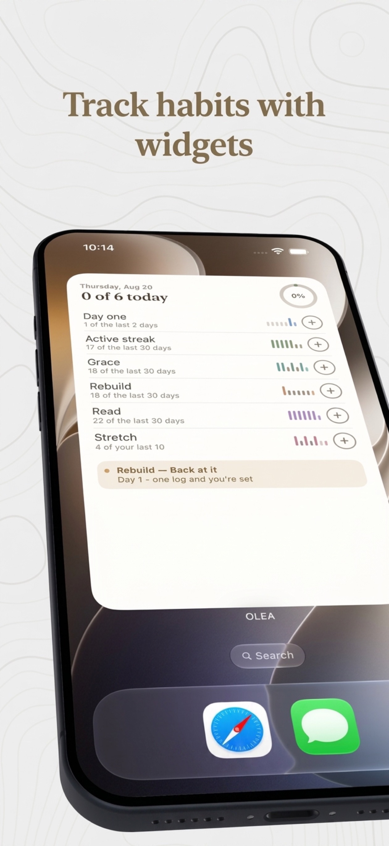 Screenshot 3 of Olea: ADHD Habit Tracker